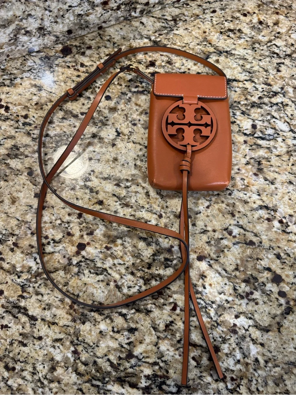 Tory Burch miller leather smart phone crossbody